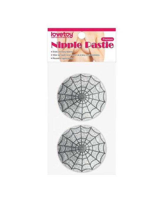 Пестіси - Reusable Spider Glittering Nipple Pasties Пестіси - Reusable Spider Glittering Nipple Pasties
