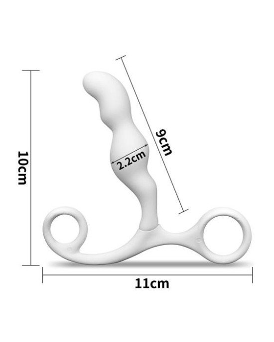 Масажер простати - Anal Indulgence Collection Ultimate Silicone P-Spot Teaser White Масажер простати - Anal Indulgence Collection Ultimate Silicone P-Spot Teaser White