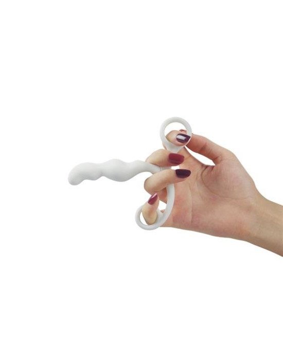Масажер простати - Anal Indulgence Collection Ultimate Silicone P-Spot Teaser White Масажер простати - Anal Indulgence Collection Ultimate Silicone P-Spot Teaser White