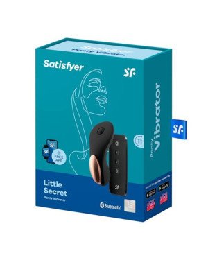 Кліторальний вібратор - Satisfyer Little Secret Black (App)