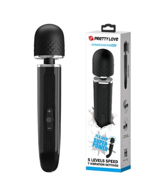 Вібромасажер - Pretty Love Charming Massager Plus Black Вібромасажер - Pretty Love Charming Massager Plus Black
