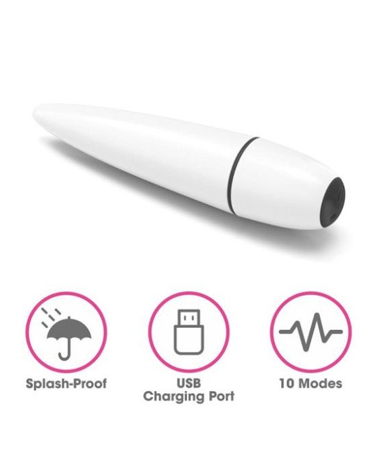 Вібропуля - IJOY Rechargeable Power Play White Вібропуля - IJOY Rechargeable Power Play White