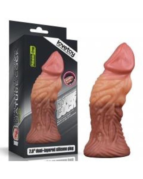 Фалоімітатор - Dual-Layered Silicone Plug 7 Фалоімітатор - Dual-Layered Silicone Plug 7
