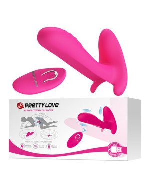 Вібратор - Pretty Love Remote Control Massager Pink