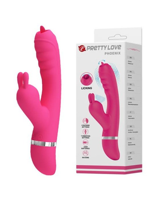 Вібратор - Pretty Love Phoenix Vibrator Pink Вібратор - Pretty Love Phoenix Vibrator Pink