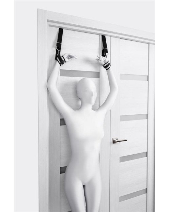 Фіксатори для рук - Anonymo hand clamps, polyester, silver, 23 cm Фіксатори для рук - Anonymo hand clamps, polyester, silver, 23 cm