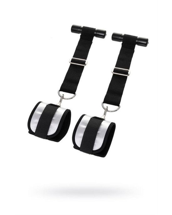 Фіксатори для рук - Anonymo hand clamps, polyester, silver, 23 cm Фіксатори для рук - Anonymo hand clamps, polyester, silver, 23 cm