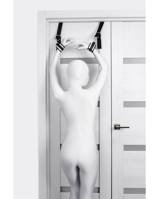 Фіксатори для рук - Anonymo hand clamps, polyester, silver, 23 cm Фіксатори для рук - Anonymo hand clamps, polyester, silver, 23 cm