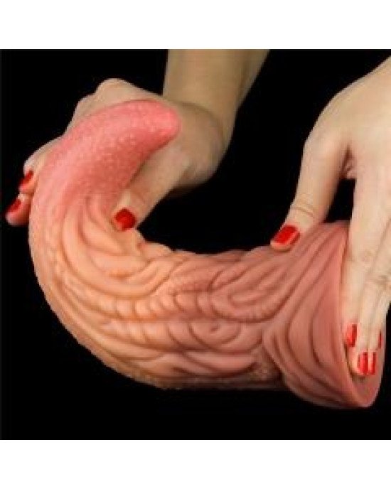 Фалоімітатор - Dual-Layered Silicone Tongue 10 Фалоімітатор - Dual-Layered Silicone Tongue 10