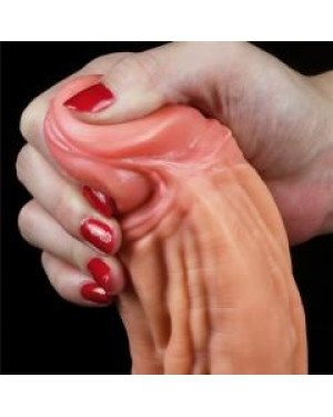 Фалоімітатор - Dual-Layered Silicone Cock 10 Фалоімітатор - Dual-Layered Silicone Cock 10