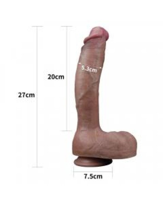 Фалоімітатор - Dual-Layered Silicone Cock 10.5 Фалоімітатор - Dual-Layered Silicone Cock 10.5