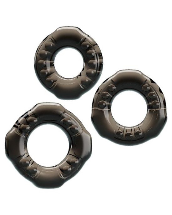 Набір ерекційних кілець - Cock Rings Yvonne Набір ерекційних кілець - Cock Rings Yvonne