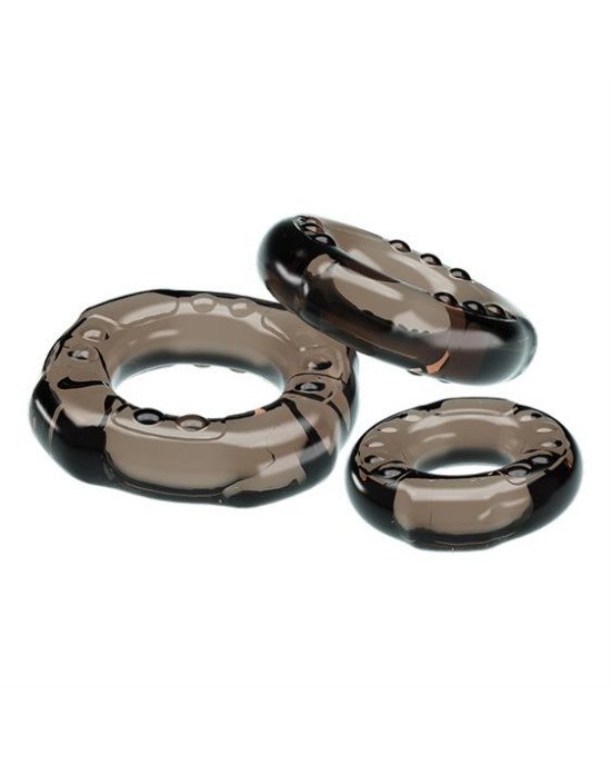 Набір ерекційних кілець - Cock Rings Yvonne Набір ерекційних кілець - Cock Rings Yvonne