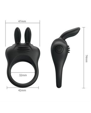 Ерекційне кільце - Pretty Love Davion Penis Ring Black Ерекційне кільце - Pretty Love Davion Penis Ring Black