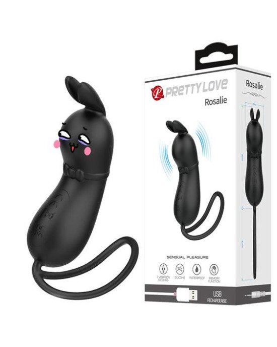 Вібростимулятор - Pretty Love Rosalie Vibro Stimulator Black