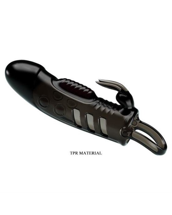 Насадка на член - Pretty Love Sloane Vibrating Penis Sleeve Black Насадка на член - Pretty Love Sloane Vibrating Penis Sleeve Black