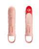 Насадка на член - Pretty Love Sloane Vibrating Penis Sleeve Flesh