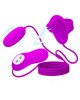 Віброяйце з кліторальним стимулятором - Pretty Love Suction & Vibro Bullets Purple Віброяйце з кліторальним стимулятором - Pretty Love Suction & Vibro Bullets Purple