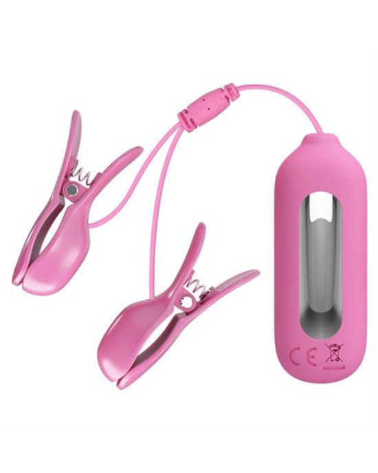 Затискачі для сосків - Pretty Love Nipple Clips Pink