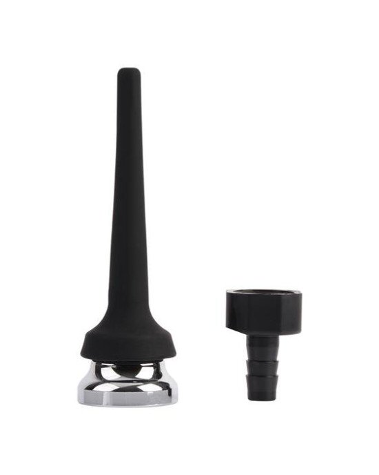 Трубка для анального душу - Black Mont Tapered Silicone Enema Attachment 4.4
