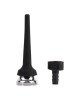 Трубка для анального душу - Black Mont Tapered Silicone Enema Attachment 4.4