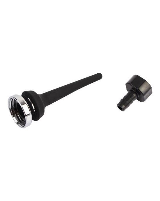 Трубка для анального душу - Black Mont Tapered Silicone Enema Attachment 4.4