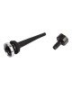 Трубка для анального душу - Black Mont Tapered Silicone Enema Attachment 4.4