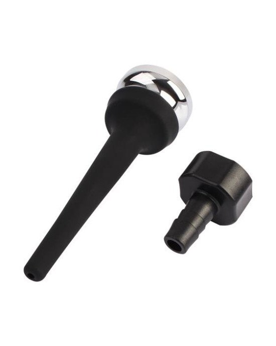 Трубка для анального душу - Black Mont Tapered Silicone Enema Attachment 4.4