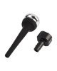 Трубка для анального душу - Black Mont Tapered Silicone Enema Attachment 4.4