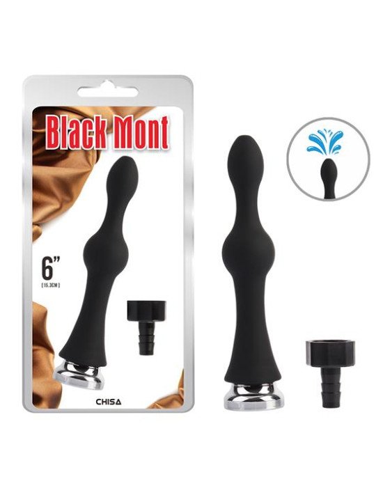 Трубка для анального душу - Black Mont Teasing Enema Play Attachment 6