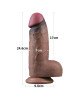 Фалоімітатор - Dual-Layered Silicone Cock XXL 9.5 Фалоімітатор - Dual-Layered Silicone Cock XXL 9.5