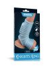 Насадка на член - Vibrating Wave Knights Ring With Scrotum Sleeve Blue