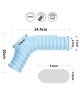 Насадка на член - Vibrating Wave Knights Ring With Scrotum Sleeve Blue