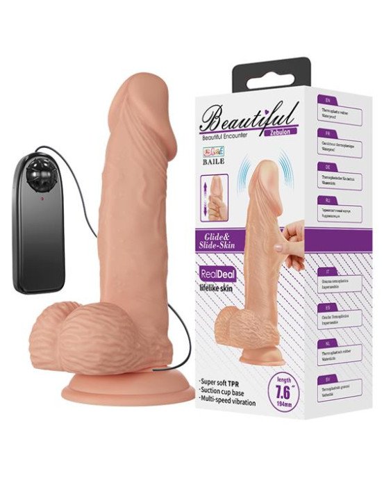 Вібратор - Beautiful Encounter Zebulon Vibrator Flesh Вібратор - Beautiful Encounter Zebulon Vibrator Flesh