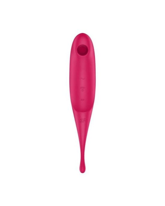 Вакуумний кліторальний вібратор - Satisfyer Twirling Pro Red