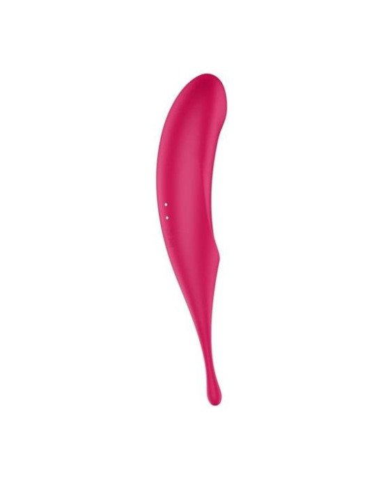 Вакуумний кліторальний вібратор - Satisfyer Twirling Pro Red