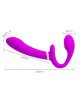 Страпон - Pretty Love Thunderbird Harnessfree Stimulator Purple