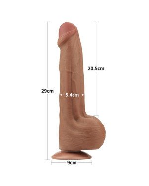Фалоімітатор - Sliding-Skin Dual Layer Dong 11.5