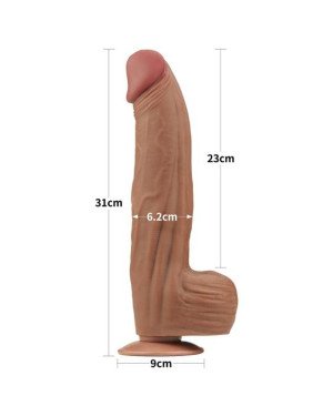 Фалоімітатор - Sliding-Skin Dual Layer Dong 12 Фалоімітатор - Sliding-Skin Dual Layer Dong 12