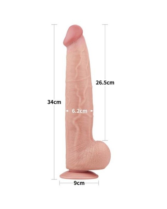 Фалоімітатор - Sliding-Skin Dual Layer Dong 13.5 Фалоімітатор - Sliding-Skin Dual Layer Dong 13.5