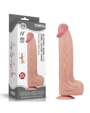 Фалоімітатор - Sliding-Skin Dual Layer Dong 14