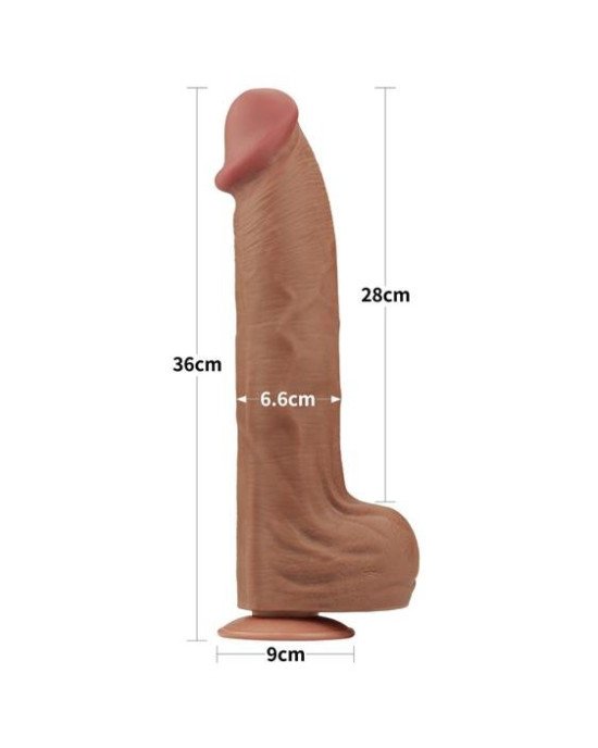 Фалоімітатор - Sliding-Skin Dual Layer Dong 14 Фалоімітатор - Sliding-Skin Dual Layer Dong 14