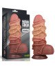 Фалоімітатор - Dual-Layered Silicone Cock With Rope 9.5