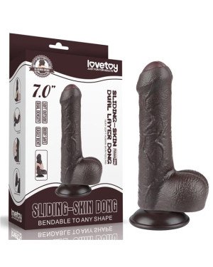 Фалоімітатор - Sliding-Skin Dual Layer Dong 7