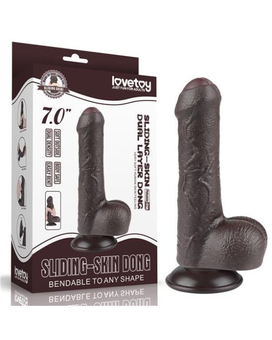 Фалоімітатор - Sliding-Skin Dual Layer Dong 7 Фалоімітатор - Sliding-Skin Dual Layer Dong 7