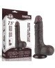 Фалоімітатор - Sliding-Skin Dual Layer Dong 7.5