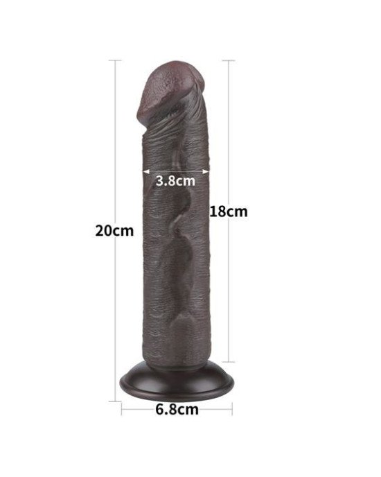 Фалоімітатор - Sliding-Skin Dual Layer Dong 8 Фалоімітатор - Sliding-Skin Dual Layer Dong 8