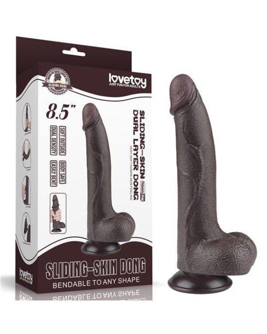Фалоімітатор - Sliding-Skin Dual Layer Dong 8.5 Фалоімітатор - Sliding-Skin Dual Layer Dong 8.5