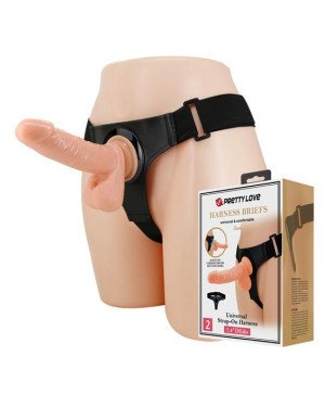 Страпон - Pretty Love Harness Briefs Tom 7.4