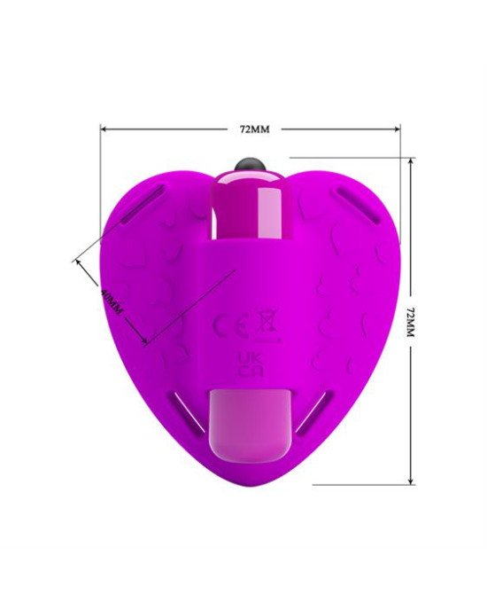 Кліторальний стимулятор - Pretty Love Heartbeat Clitoral Massager Кліторальний стимулятор - Pretty Love Heartbeat Clitoral Massager